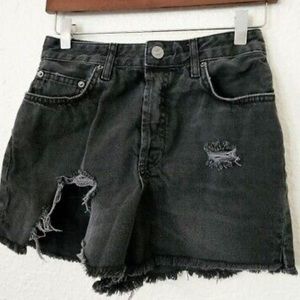 BDG Black Denim Shorts from urban outfitters